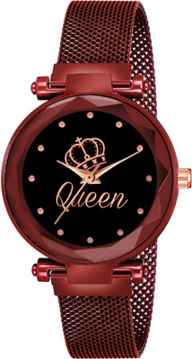 RECARO New Queen Dial maganet Analog Watch  - For Girls