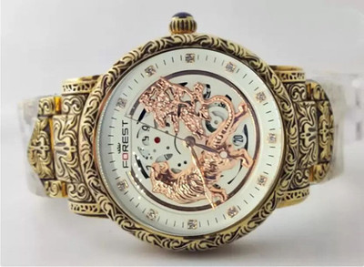 zyrowear LEO GLOWME Analog FOREST Watch, Tiger Design, Ornate Band with Date Display Analog Watch  - For Men