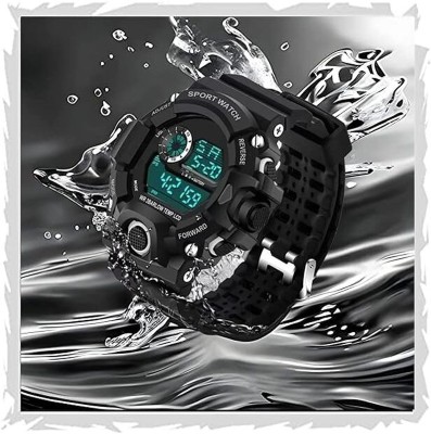 ROSEVILLA Jee Shock Black Original G shock Waterproof Sports Multifunctional Alarm Unisex Watch Digital Watch  - For Men & Women