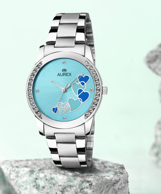 Aurex AWESOME BLUE DIAL GIRL'S Analog Watch  - For Women