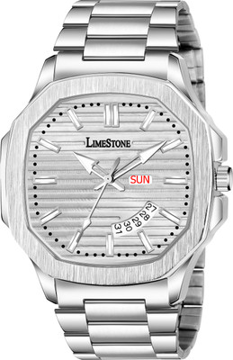LIMESTONE OTUS 3D Dial The Vintage Day and Date Functioning Boys Quartz Analog Watch  - For Men