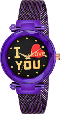 RECARO Love Maganet Designer Fashion Wrist Analog Watch  - For Girls