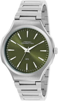 French Connection Ranger 3 Hands Sunray Dial Mineral Glass Analog Watch  - For Men