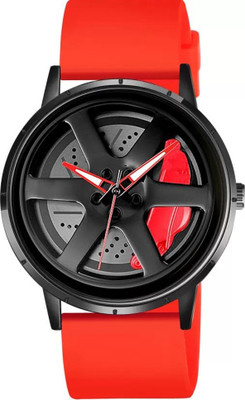 RealBuff Gyro Wheel Car Wheel Analog Watch  - For Men