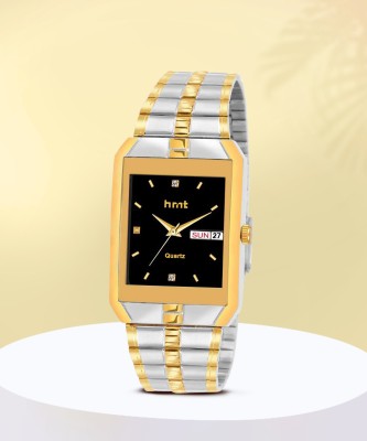 HMT DLS TwoTone Wrist Chain Watch For Mens & Boys Brand Gold Watch Analog Watch  - For Men