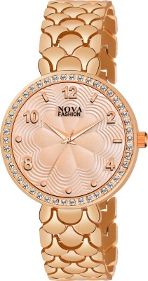 NOVA Women's and Girl's Chian Wrist Watch Analog Watch  - For Girls