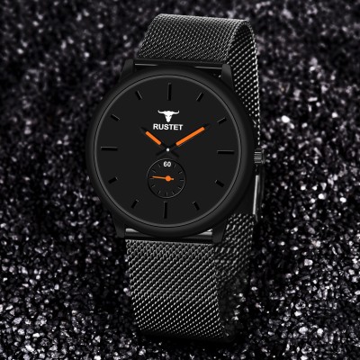 RUSTET CHR ORANGE CHR ORANGE Analog Watch  - For Men