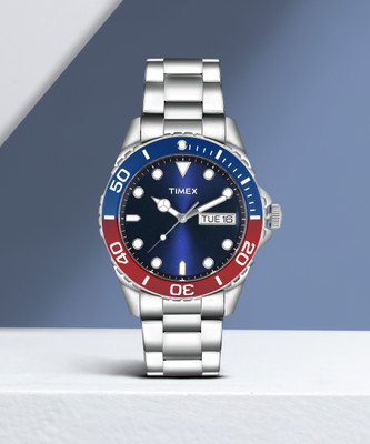 TIMEX Blue Dial with Day-Date Function Analog Watch  - For Men