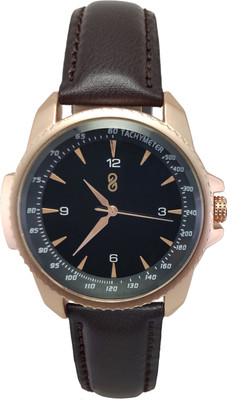 DIGITRACK DG3301SL02 Round Black Dial Analog Watch  - For Men