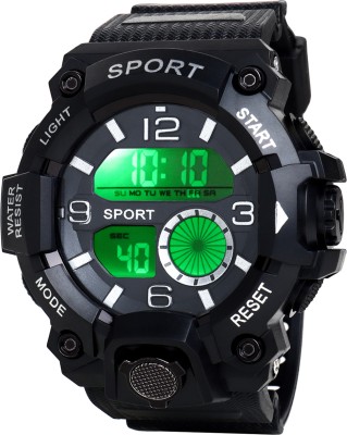 Trex Water & Shock Resistance Alarm,Stop Watch Luminouse LED Lights Digital Watch  - For Boys