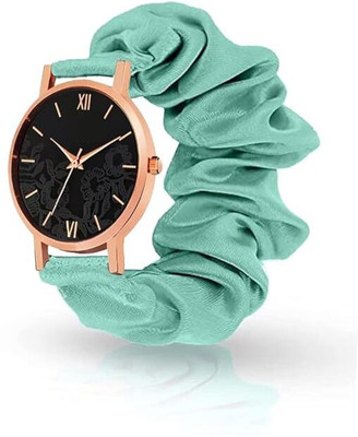 CUZWAVE B/D Rizali Ribbin Green Analog Watch  - For Women