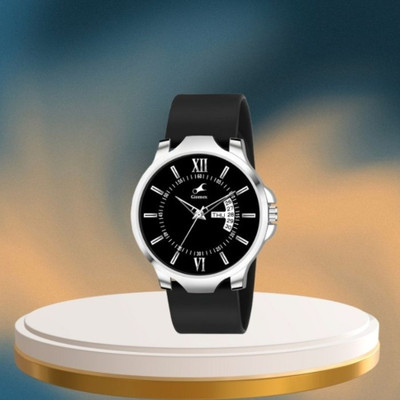 Giomex Beautiful DD Black Silicon Black Strap Analog Watch Analog Watch  - For Men