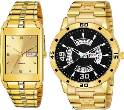 Caihong Golden-Golden-Gold-21 Analog Watch  - For Men