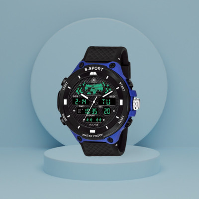 TrackFly 9084 DUAL TIME Analog Watch  - For Men