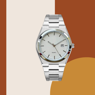 SHR COLLECTION Classic Round Analog White Dial Men’s Watch Classic Round Analog White Dial Men’s Watch Analog Watch  - For Men