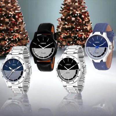 LORENZ MK-46525358A LORENZ 11255960A Analog Premium Combo Set of 3 Watches for Men Analog Watch  - For Men