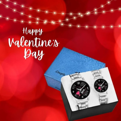 Skylark Valentine's Day MR. & MRS Analog Couple Watch Analog Watch  - For Couple