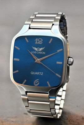 LOIS CARON LCS-4301 Elegant Silver Square Analog Quartz For Men/Boys Wrist watch Analog Watch  - For Men