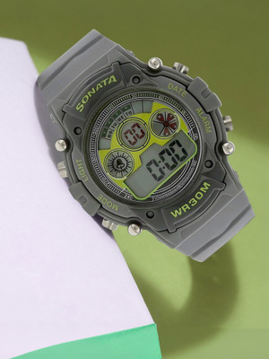 SONATA NP77006PP02 SF ECONOMY Digital Watch  - For Men