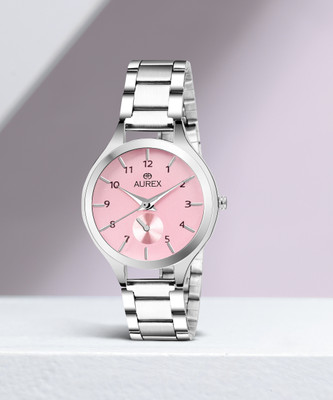 Aurex AWESOME PINK DIAL PINK'S Analog Watch  - For Men