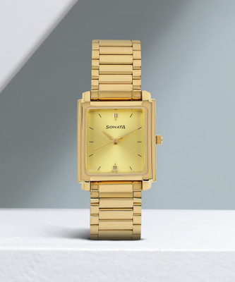 SONATA NP7053YM02 Analog Watch  - For Men