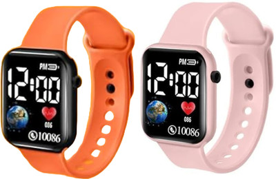 KIMY Kids' sports watch: good quality silicone LED digital display The most recent and cutting-edge design for a black LED display. Digital Watch  - For Boys & Girls