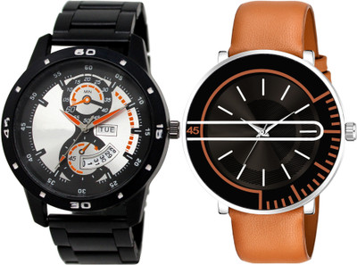 Naavli LR107_Combo_LR71 Analog Watch  - For Men & Women