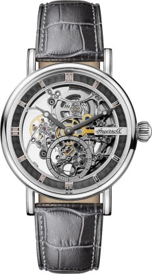 Ingersoll I00402B Ingersoll The Herald Automatic Silver Skeleton Dial Analog Watch  - For Men
