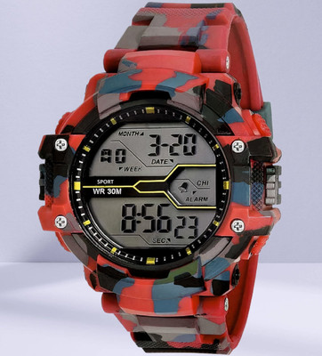 HALA ARMY ARMY Watch Multi-Function Stylish Sports Silicon Strap & Attractive Look Digital Watch  - For Boys