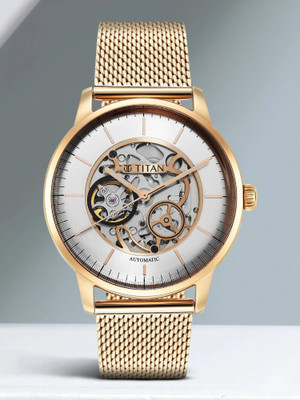 Titan 90110WM01 Titan Mechanical Analog Watch  - For Men