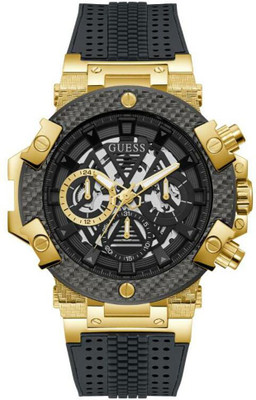 GUESS Black Dial Analog Watch  - For Men