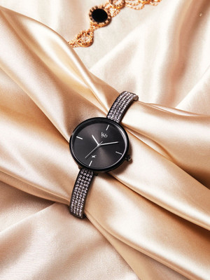 Fastrack Vyb Starlet Black Dial Black Strap Analog Watch  - For Women
