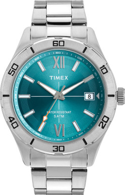 TIMEX TWEG295SMU02 Timex Teal Round Dial Analog Watch  - For Men