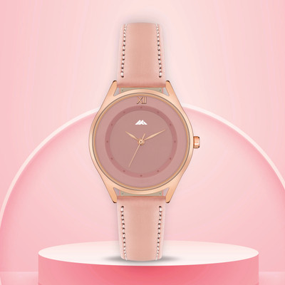 ETLIS MT-577 Classy Rose Gold Case Analog Watch  - For Women
