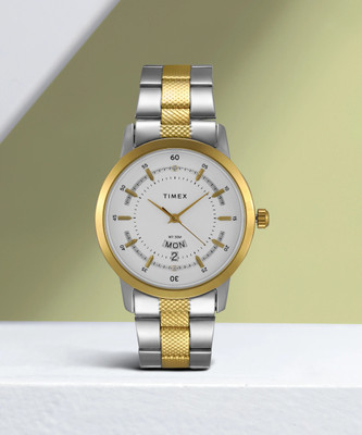 TIMEX Silver-Dial Analog Watch  - For Men