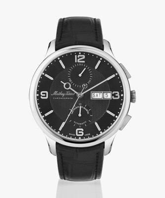 Mathey-Tissot H1886CHATAN Chronograph Automatic Swiss Made Black Dial Analog Watch  - For Men