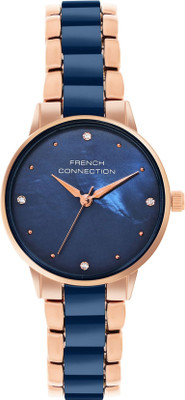 French Connection FCB10UM Blue MOP Dial | Analog Watch For Women's | FCB10UM Analog Watch  - For Women