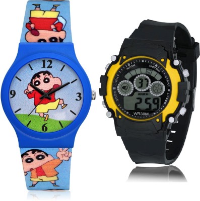 TIMOXIDE CM723-B6 Analog-Digital Watch  - For Boys