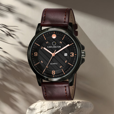 Carlington CT1050 Carlington Elite Gents With Self Adjustable Mesh Strap And Water Resistant Analog Watch  - For Men