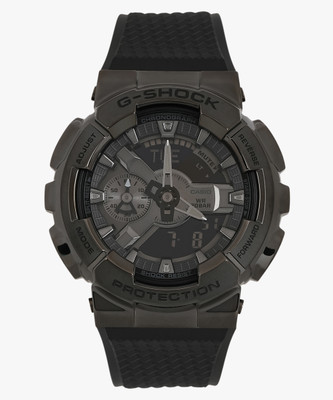 CASIO GM-110BB-1ADR G-SHOCK Black Ip Dial Resin Strap Analog-Digital Watch  - For Men