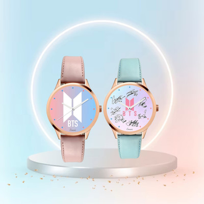 EXCEL BTS_Combo 002 BTS Series Analog Watch  - For Girls