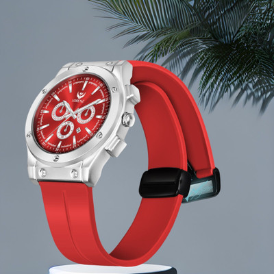 LORENZ 4088R Date Dial Analog Watch with Magnetic Lock Strap Analog Watch  - For Men