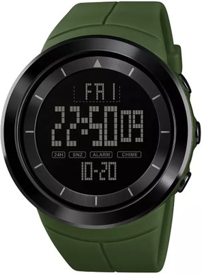 Shocknshop Dual Time Outdoor Sports Multifunctional Black Dial Digital Watch  - For Boys