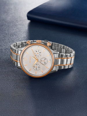 SONATA Sonata 2 Quartz Multifunction Pink Dial Two Toned Stainless Steel Strap Analog Watch  - For Men