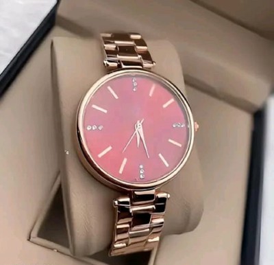 JAK Dial Rosegold Colored Stylish Bracelet Strap Analog Watch  - For Women