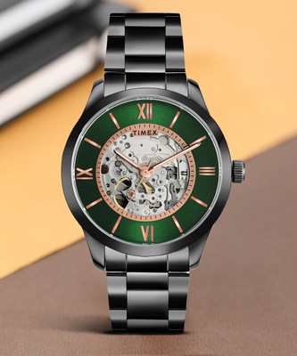 TIMEX Automatic Green Dial Analog Watch  - For Men