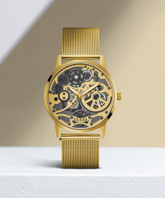 GUESS Gold Dial Analog Watch  - For Men