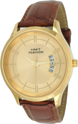 Hmt Fashion Golden Date Display Quartz Movement Watch Formal Watch Analog Watch  - For Men
