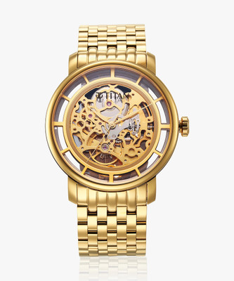 Titan Mechanical Slimline Mechanical Slimline Analog Watch  - For Men