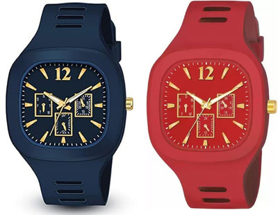Glowme Miller Stylish Mens Combo Analog Watch  - For Men